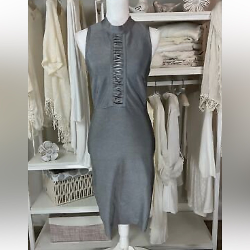 Venus grey metallic dress